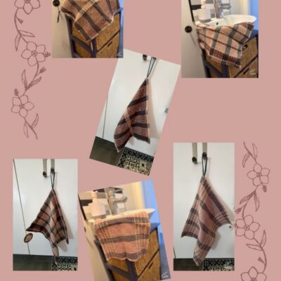 Essuie mains - Lin et coton